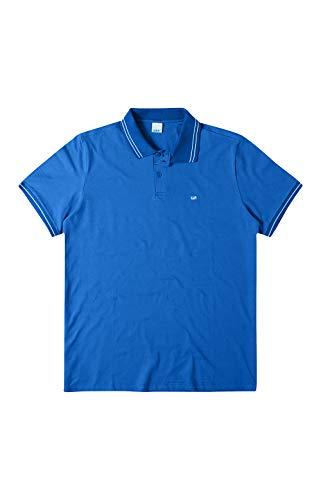Camisa Polo Tradicional, Wee, Masculina, Azul, GG