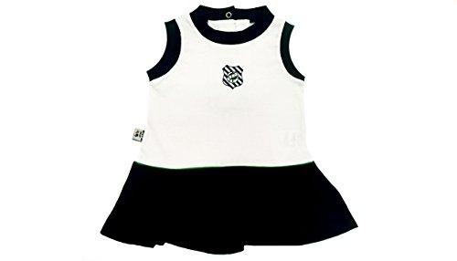 Vestido Cavado Figueirense, Rêve D'or Sport, Bebê Menina, Branco/Verde/Preto, P