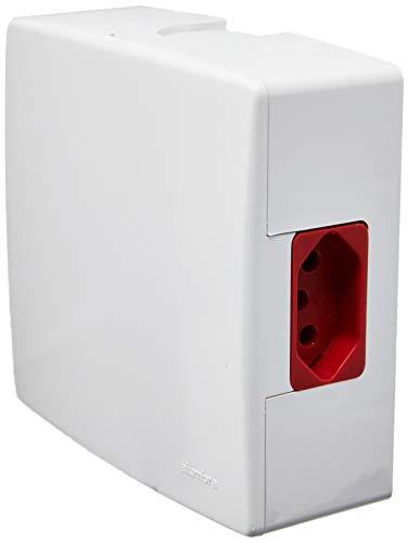 Caixa de Sobrepor com Disjuntor Unipolar, Dispositivo de Proteção Individual, Alumbra, 8612, Vermelho