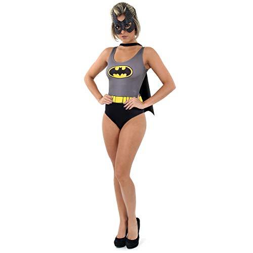 Fantasia Body Batman Adulto 960508-g Sulamericana Fantasias Cinza/preto Adulto