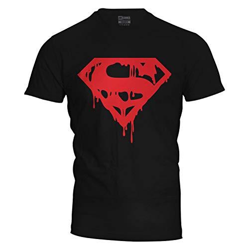 Camiseta Masculina Death of Superman Super Homem Live Comics tamanho:P;cor:Preto