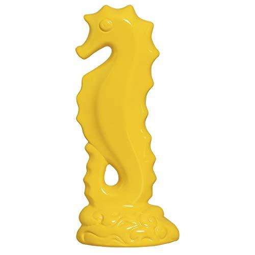 Escultura Cavalo Marinho Ceramicas Pegorin Amarelo