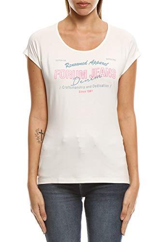 Camiseta Girl Raglan, Forum, Feminino, Branco Amarelado (Off Shell), G