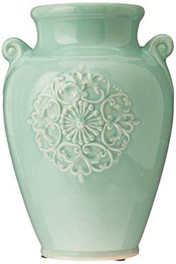 Vaso em Cerâmica No Brand Azul