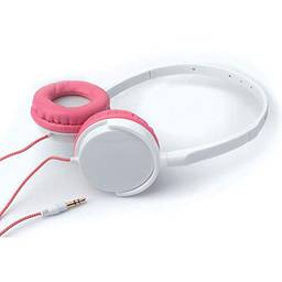 Fone de Ouvido Tipo Headphone - Comfort, One for all, Branco/Rosa