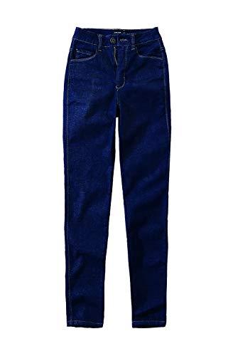 Calça Jeans Super Skinny, Malwee, Feminino, Azul Escuro, 38