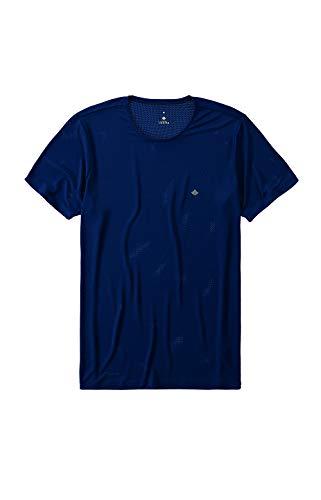 Camiseta Esportiva Básica, Malwee Liberta, Masculino, Azul Escuro, GG