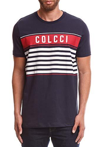 Camiseta Estampa, Colcci, Masculino, Azul Life, G