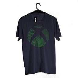 Camiseta Brand Logo Tech, Xbox, Adulto Unissex, Preto, M