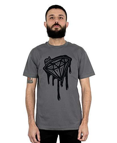 Camiseta Shine Diamond, Bleed American, Masculino, Chumbo, G