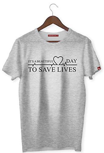 CAMISETA GREY'S ANATOMY BEAUTIFIL DAY TO SAVE LIVES