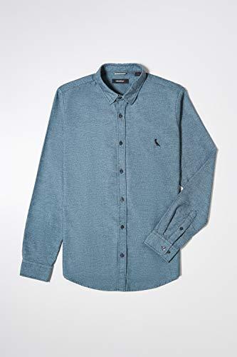 Camisa Pf Ml Oxford Black Reserva, Masculino, Azul Claro, Ggg