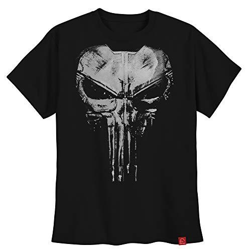 Camiseta Justiceiro Punisher Caveira Colete XGG
