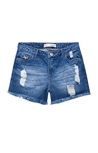 Shorts Jeans Comfort, Malwee, Feminino, Azul, 44