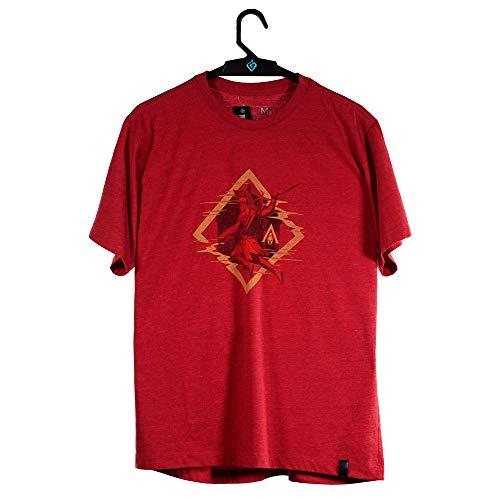 Camiseta Odyssey Alexios, Assassin´s Creed, Masculino, Vermelho Mescla, 3G