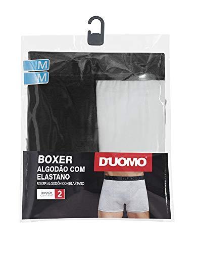 Duomo Kit de 2 Cuecas Boxer Básico, Masculino, (cores sortidas), P