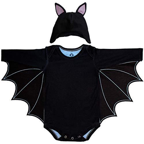 Body Bebê Fantasia Morcego - Isabb