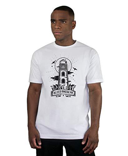 Camiseta Lighthouse, Bleed American, Masculino, Branco, P