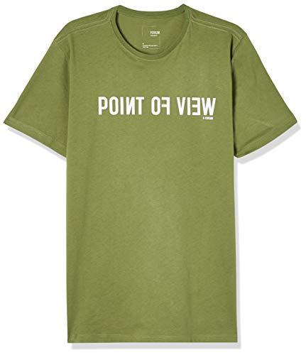 Camiseta Estampada, Forum, Masculino, Verde Fenris, M