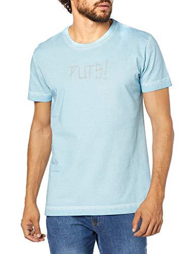 Camiseta Básica, Triton, Masculino, Azul Baleiro, M