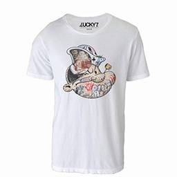 Camiseta Eleven Brand Branco G Masculina - Popeye Graffiti