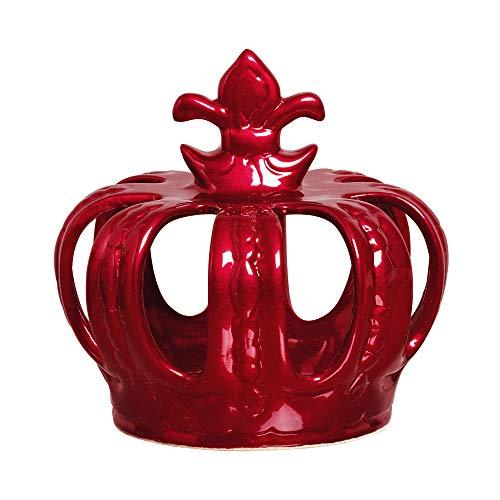 Coroa Para Enfeite Media Ceramicas Pegorin Vermelho No Voltagev
