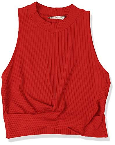 Colcci Blusa  Transpassada na Frente Feminino, PP, Vermelho (Vermelho Labelle)