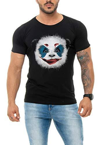 Camiseta Coringa Panda, Red Feather, Masculino, Preto, P