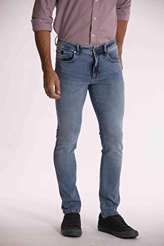 Jeans Basic Delavê SergioK masculina, Azul,44