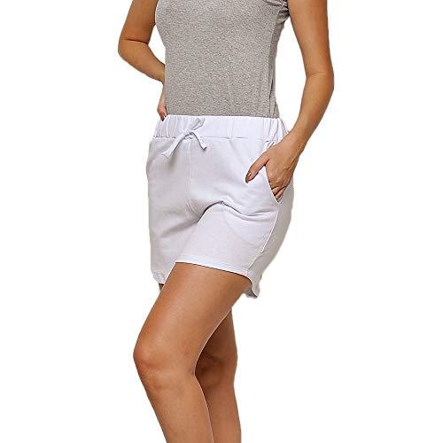 Shorts Style Feminino (Branco, G)