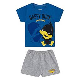 Conjunto Camiseta e Bermuda, Baby Marlan, Bebê Menino, Azul, GB