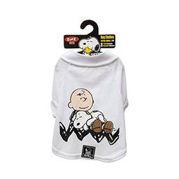 Camiseta Snoopy Charlie Zooz Pets para Cães Sleep Branca - Tamanho G