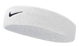 Testeira Swoosh Headband Adulto Nike White/Black