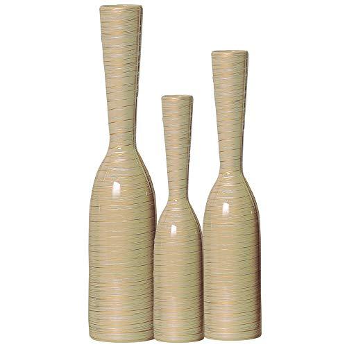 Trio De Garrafas De Chão Ceramicas Pegorin Garoa