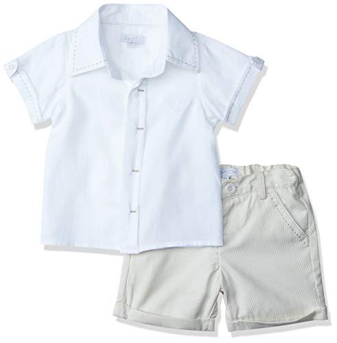 TipTop Conjunto Shorts e Camisa  Branco, M