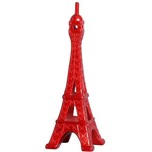 Escultura Torre Eiffel Pequena Ceramicas Pegorin Vermelho No Voltagev