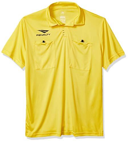 Camiseta Arbrito, Penalty, Masculino, Amarelo Fluor, Extra Grande