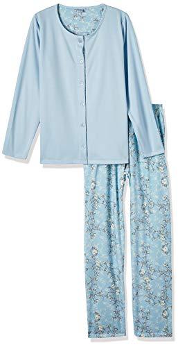 Pijama Abertura Frontal com Calça, PZAMA, Feminino, Nuvem, G, 50047