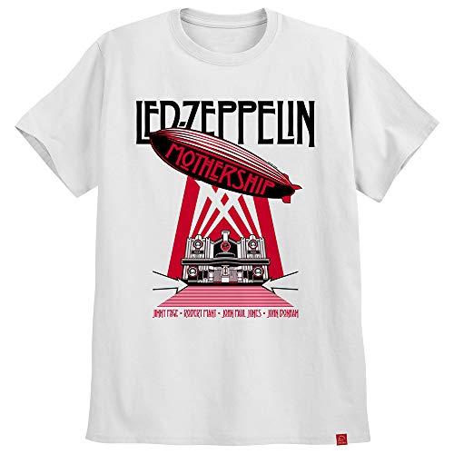 Camiseta Led Zeppelin Mothership Camisa Bandas Ultra Skull XGG