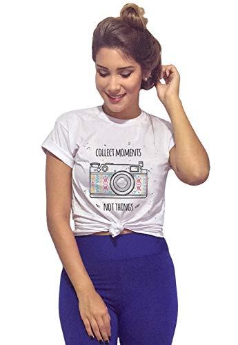 Camiseta Collect Moments, Joss, Feminino, Branco, P
