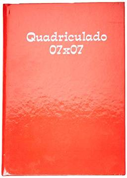 Caderno Quadriculado 1/4 7x7mm, Pacote com 5 Cadernos, Capas Sortidas, Tamoio