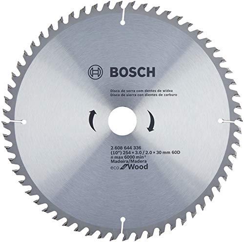 Bosch 2608644336-000, Disco de Serra Circular Eco D254 x 60T, Cinza