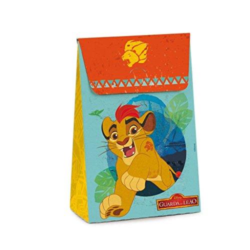 Caixa Para Presente Trapézio Cromus Embalagens na Estampa a Guarda do Leão com Aba de Fechamento 23x10,5x35 cm com 10 Unidades