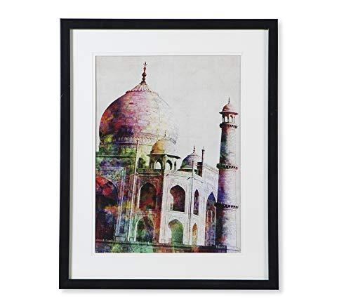 Quadro Gravura Taj Mahal Etna Multicor 40X50cm