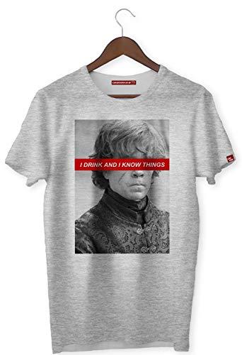 CAMISETA GAME OF THRONES TYRION I DRINK AND I KNOW THINGS BABYLOOK