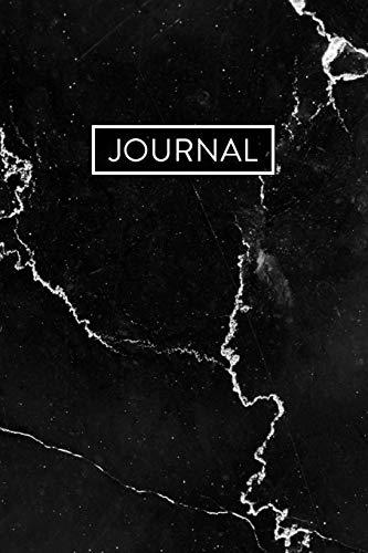 Journal: Black Marble Notebook (6x9)