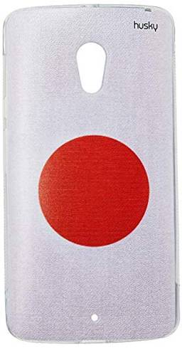 Capa Personalizada Bandeira Japão, Husky, Moto X Play, Capa Protetora para Celular, Multicor