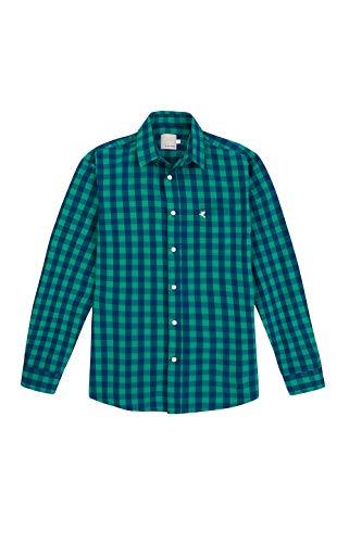 Camisa Manga Longa, Malwee, Masculino, Azul, GG