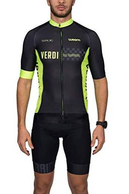 Camisa Ciclismo Supreme Verdi Woom Homens M Preto/ Verde