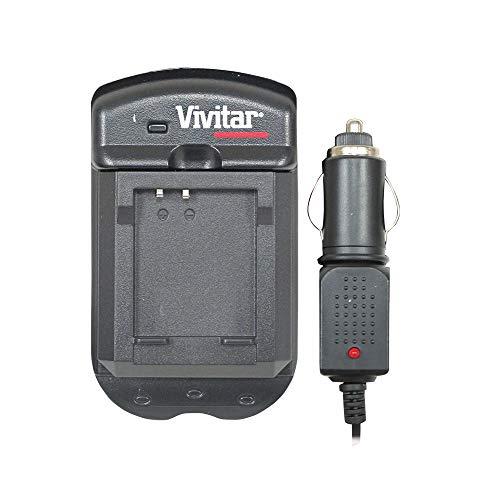 Carregador de Bateria para Câmera Panasonic com Carregador Veicular, Vivitar, Baterias